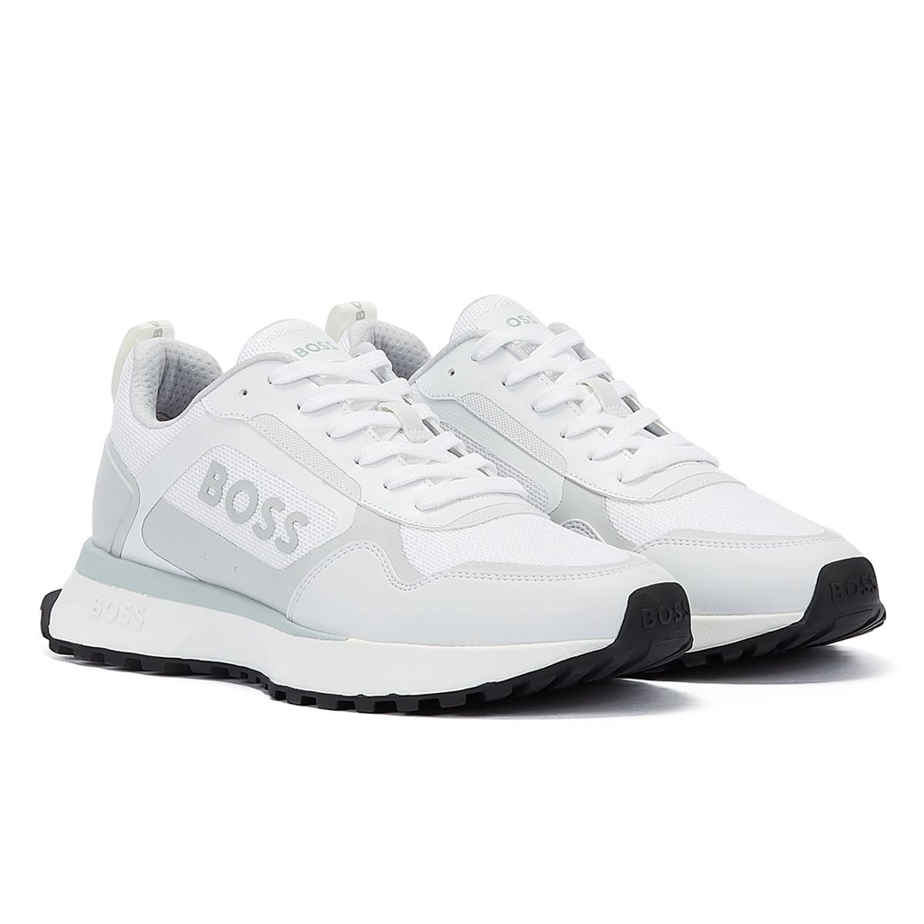 Hugo Boss Jonah Runn Mens White Trainers - Size UK 7.5